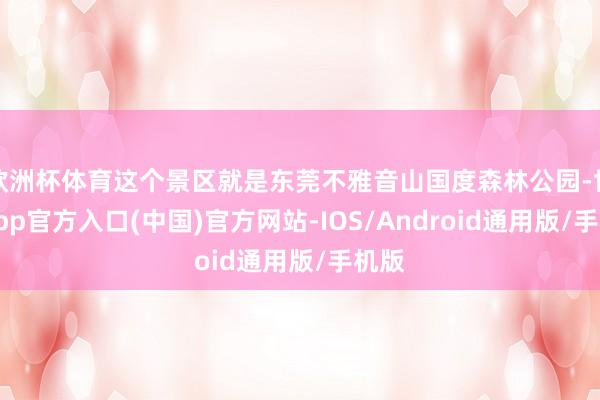 欧洲杯体育这个景区就是东莞不雅音山国度森林公园-世博app官方入口(中国)官方网站-IOS/Android通用版/手机版