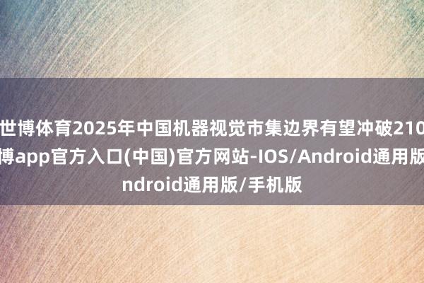 世博体育2025年中国机器视觉市集边界有望冲破210亿元-世博app官方入口(中国)官方网站-IOS/Android通用版/手机版