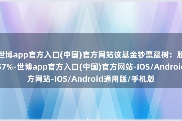 世博app官方入口(中国)官方网站该基金钞票建树：股票占净值比67.57%-世博app官方入口(中国)官方网站-IOS/Android通用版/手机版