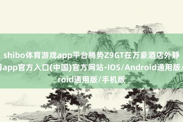 shibo体育游戏app平台腾势Z9GT在万豪酒店外静展-世博app官方入口(中国)官方网站-IOS/Android通用版/手机版