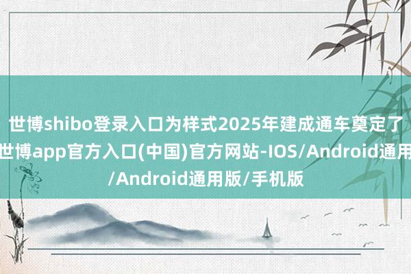 世博shibo登录入口为样式2025年建成通车奠定了坚实基础-世博app官方入口(中国)官方网站-IOS/Android通用版/手机版
