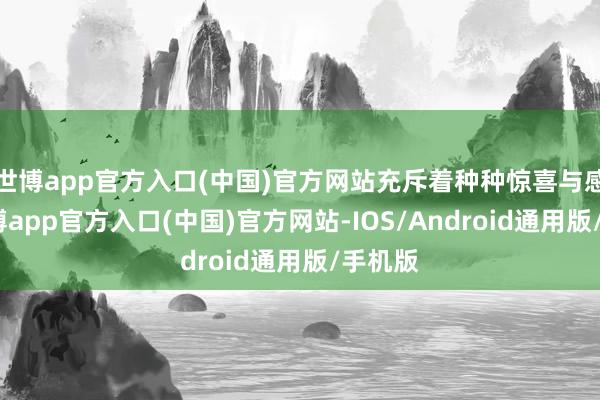 世博app官方入口(中国)官方网站充斥着种种惊喜与感动-世博app官方入口(中国)官方网站-IOS/Android通用版/手机版