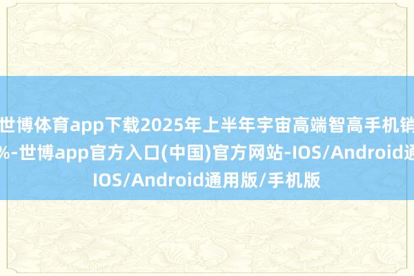 世博体育app下载2025年上半年宇宙高端智高手机销量同比增长8%-世博app官方入口(中国)官方网站-IOS/Android通用版/手机版